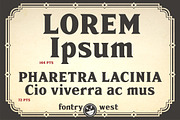FHA Sign DeVinne, a Serif Font by Fontry West (Thumbnail 7 of 9)