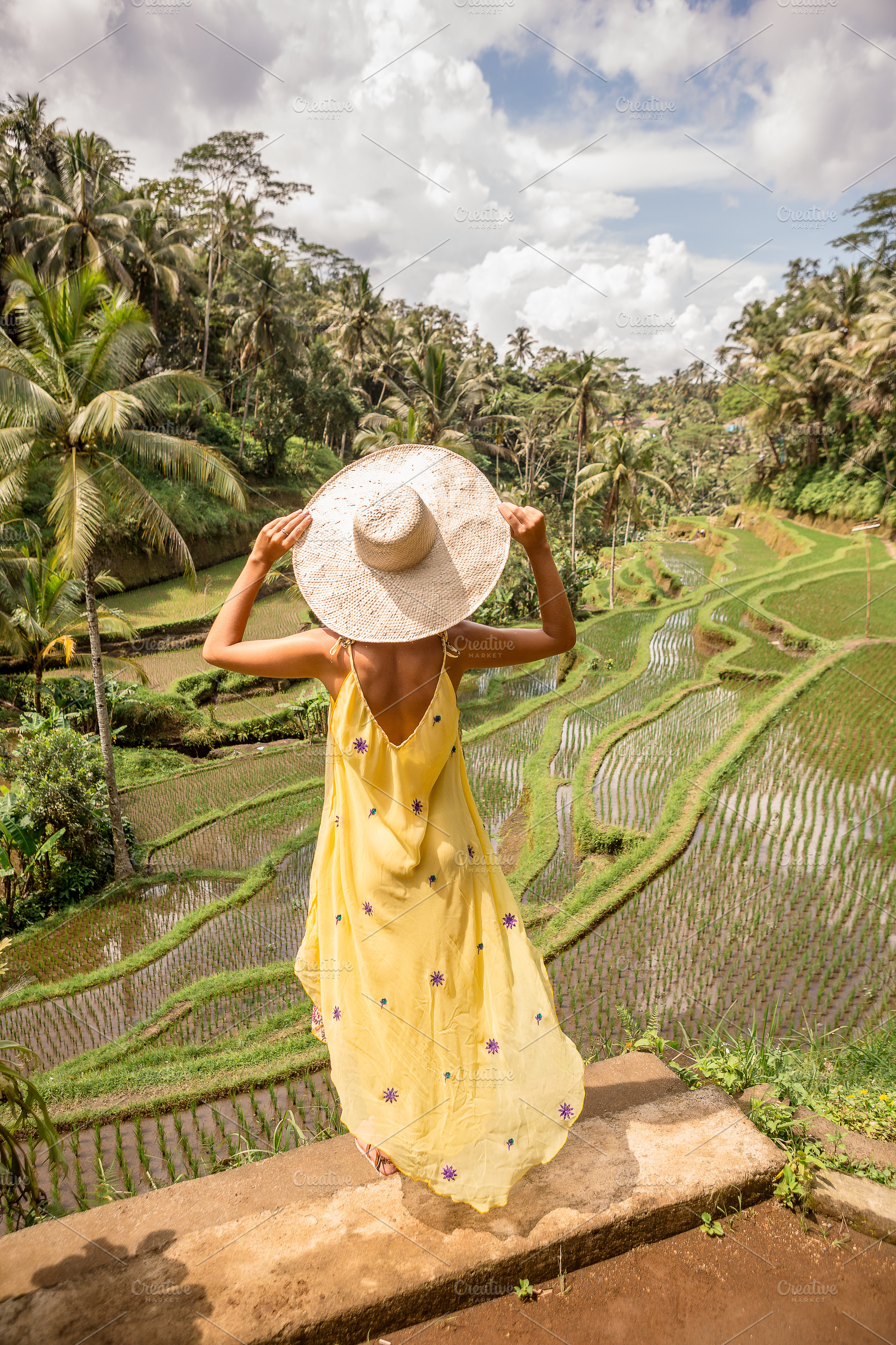 Never stop exploring our planet stock photo containing field and rice, a Beauty & Fashion Photo by Mikalai