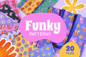 20 Funky Seamless Patterns