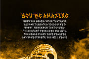 Hello Skull-Decorative Halloween, a Blackletter Font by Mightyfire (Thumbnail 2 of 4)