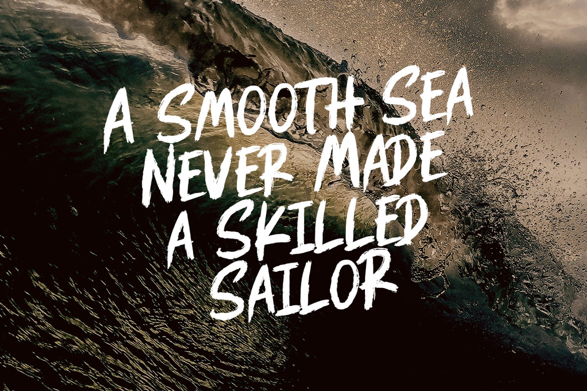 Trembesi - Handwriting Brush Font, a Font by Weape Studio (Photo 9 of 9)