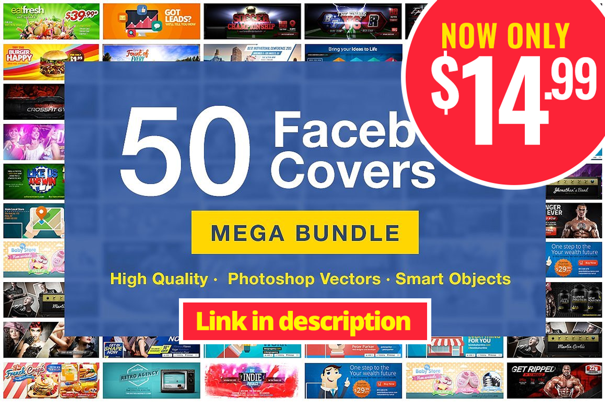 12 FB Covers BUNDLE! Flat Style, a Social Media Template by Asaelv Shop! (Photo 3 of 3)