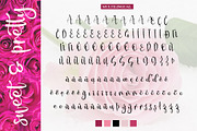 Sweet & Preety Handlettering Font, a Handwritten Font by Graphix Line Studio (Thumbnail 7 of 9)