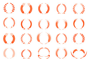 Wreath of wheat ears., a Graphic by Riots Brush