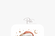 16 Christmas Bunny Clipart, a Decorative Illustration by Pati Charm Studio (Thumbnail 6 of 8)