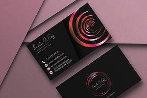 Elegant Photography Business Card, a Business Card Template by designerzDukan