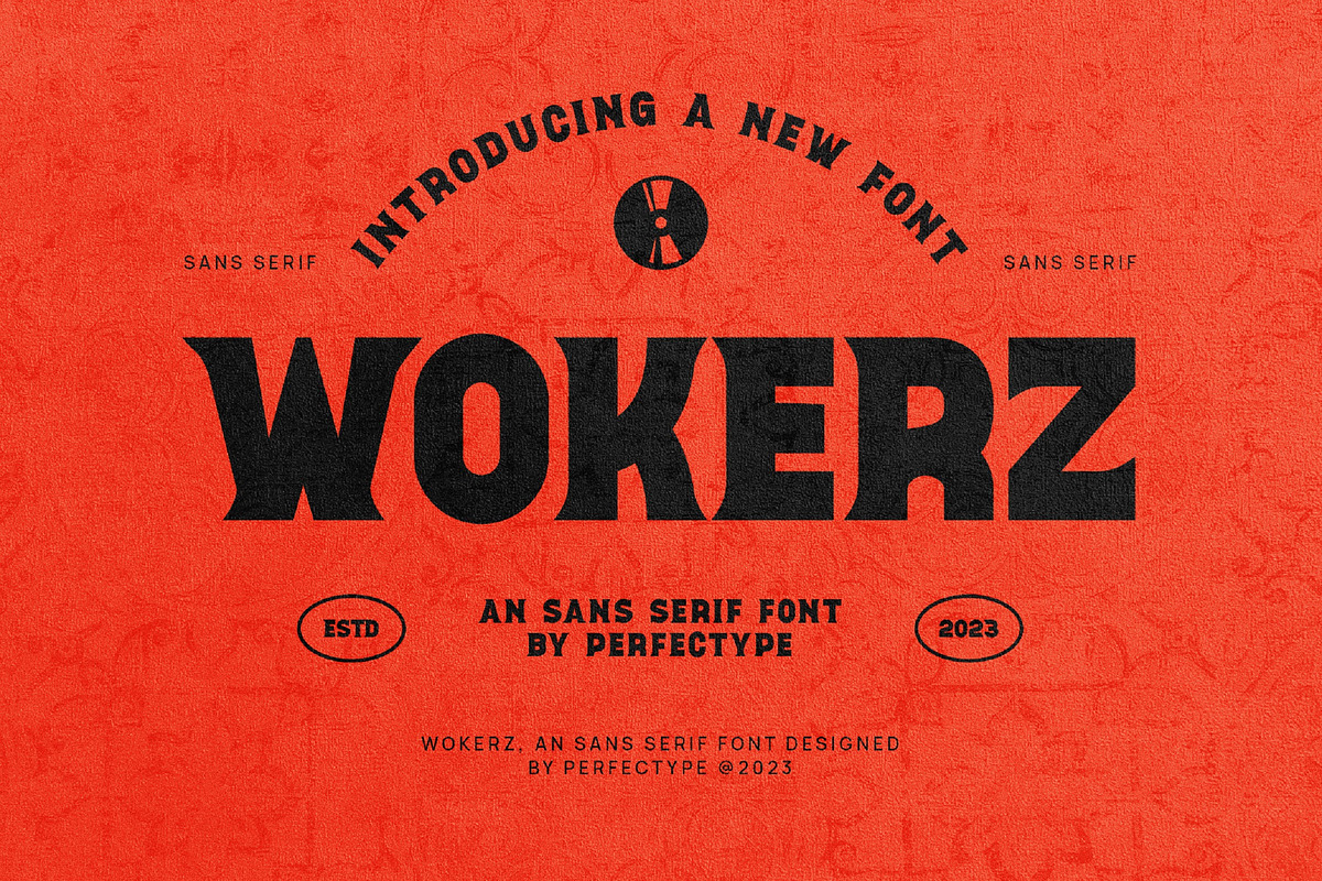 Wokerz Vintage Serif Font Typeface, a Serif Font by Perfectype (Photo 1 of 10)