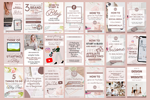 65 Pinterest Templates 3 BONUSES