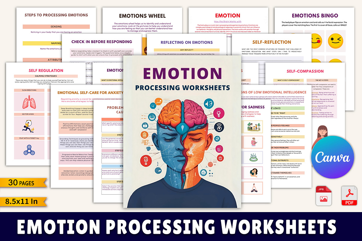 Emotion Processing Worksheets