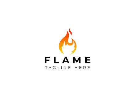 Fire Flames Logo Design preview 3