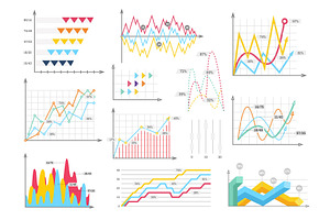 Infographic Charts Elements - Bar