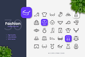 Fashion Outline Icons