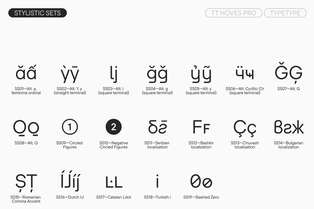 TT Hoves Pro Basic, a Font by TypeType (Photo 14 of 15)