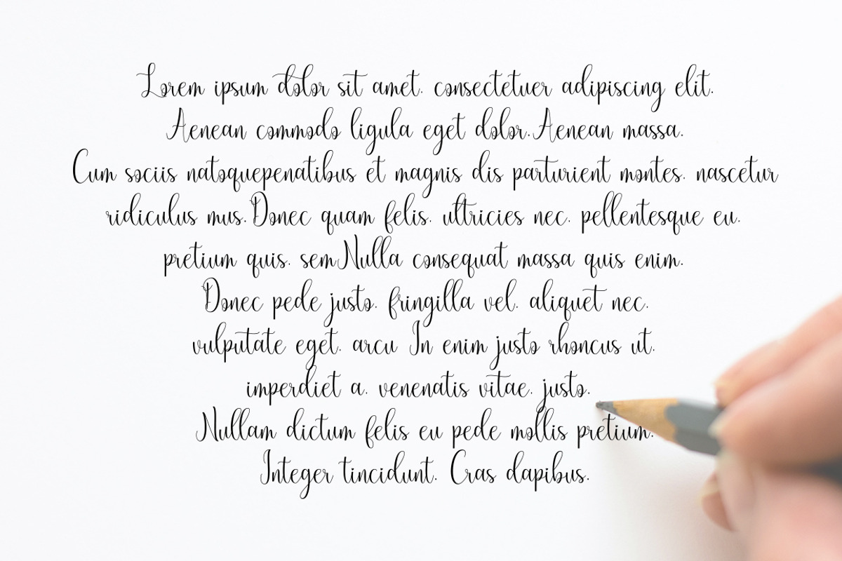 Girlfriend Script, a modern design., a Script Font by Cut Story (Photo 7 of 8)