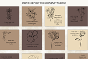 Minimal Flowers Card Deck, a Design Template by Digital By Nikoleta (Thumbnail 3 of 9)