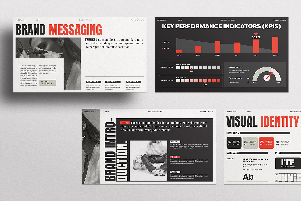 HUGE | Brand Proposal Template, a Presentation Template by ArtisanaAura (Photo 6 of 11)