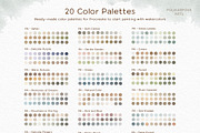 Delicate Watercolor Brushes & Canvas, a Brush Add-On by polikarpovaart (Thumbnail 8 of 16)