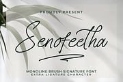 Senofeetha, a Script Font by Integritype Studio (Thumbnail 1 of 15)