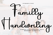Familly Handwriting, a Handwritten Font by FreshTypeINK (Thumbnail 1 of 8)