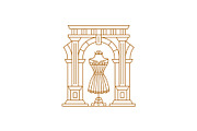 Couture Boutique Lineart Logo, a Branding & Logo Template by Buqancreative (Thumbnail 1 of 4)