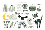 Halloween Clipart, Rainbows, Pattern, a Graphic by Valin Malin (Thumbnail 2 of 14)