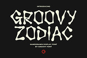GF Zodiac - Display Font, a Font by GroovyFontCo (Thumbnail 1 of 7)