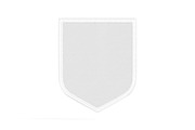 Shield Embroidered Patch 3D Model, an Object 3D Model by rebrandy (Thumbnail 5 of 9)