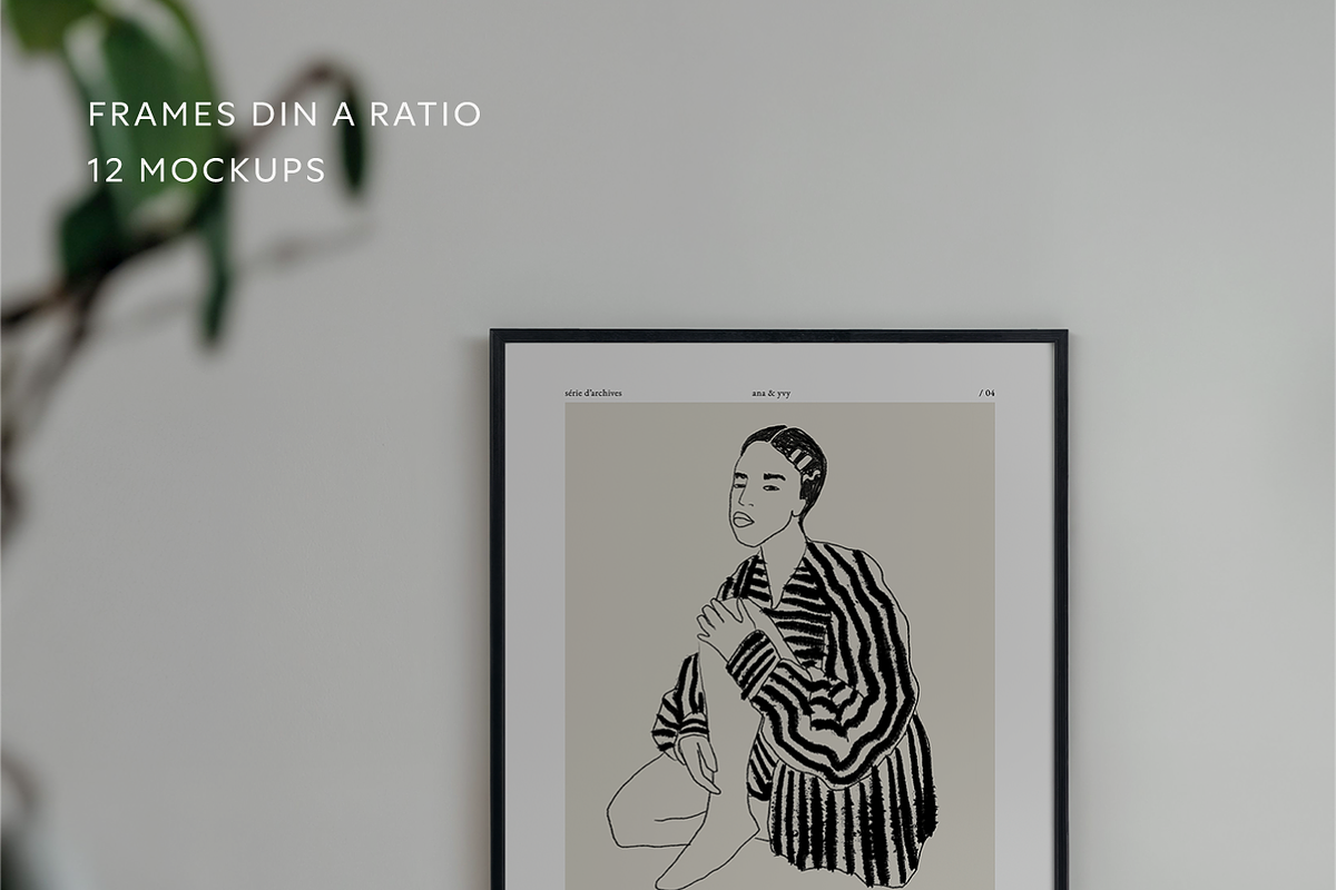 ADAM Din A | Frame Mockup Collection, a Product Mockup by Acierto Studio (Photo 2 of 11)