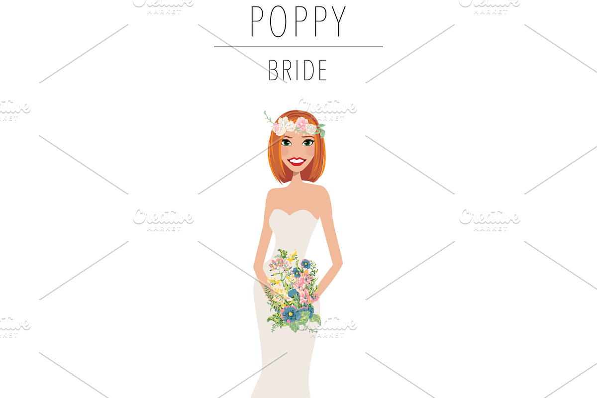 Bride Portrait Creator | Wedding Art, a Person Illustration by Lauren Lesley Studio (Photo 24 of 29)