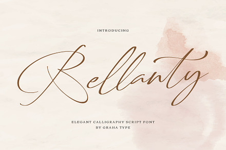 Bellanty - Elegant Script Font, a Script Font by Graha Type