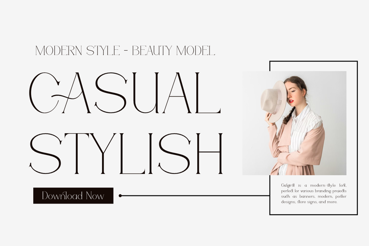 Cafgirst - Luxury Font, a Serif Font by Iqsiart Studio (Photo 3 of 16)