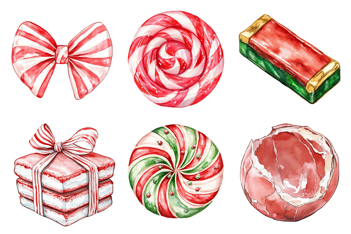 Christmas Peppermint Candy's, an Illustration by Daily.Designs (Photo 5 of 5)