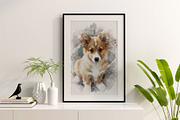 Dog Watercolor Photo Effect, an Action Add-On by Photoshop Action (Thumbnail 5 of 19)