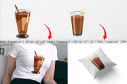 Chocolate Milk Glass Clipart, a Graphic by Artnoy (Thumbnail 3 of 5)