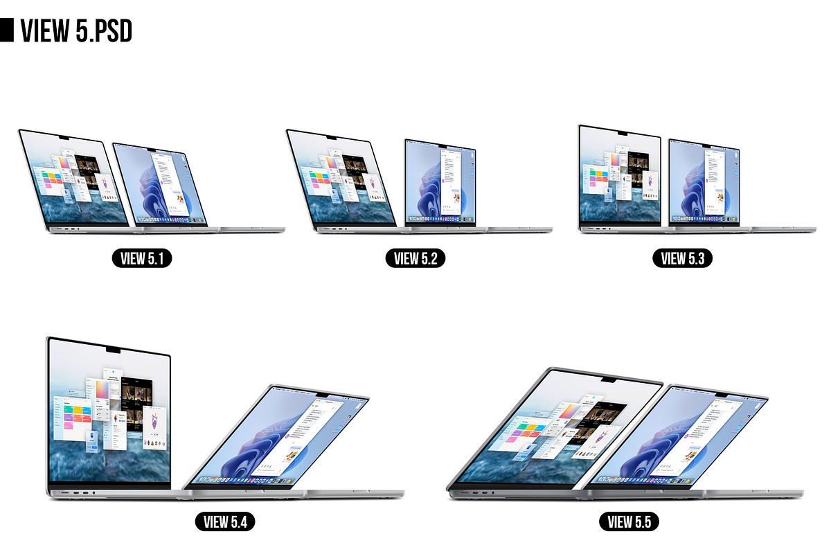 Apple Macbook Pro 14 (2021) MockUp, a Mac Mockup by Alex_Yanko (Photo 6 of 19)
