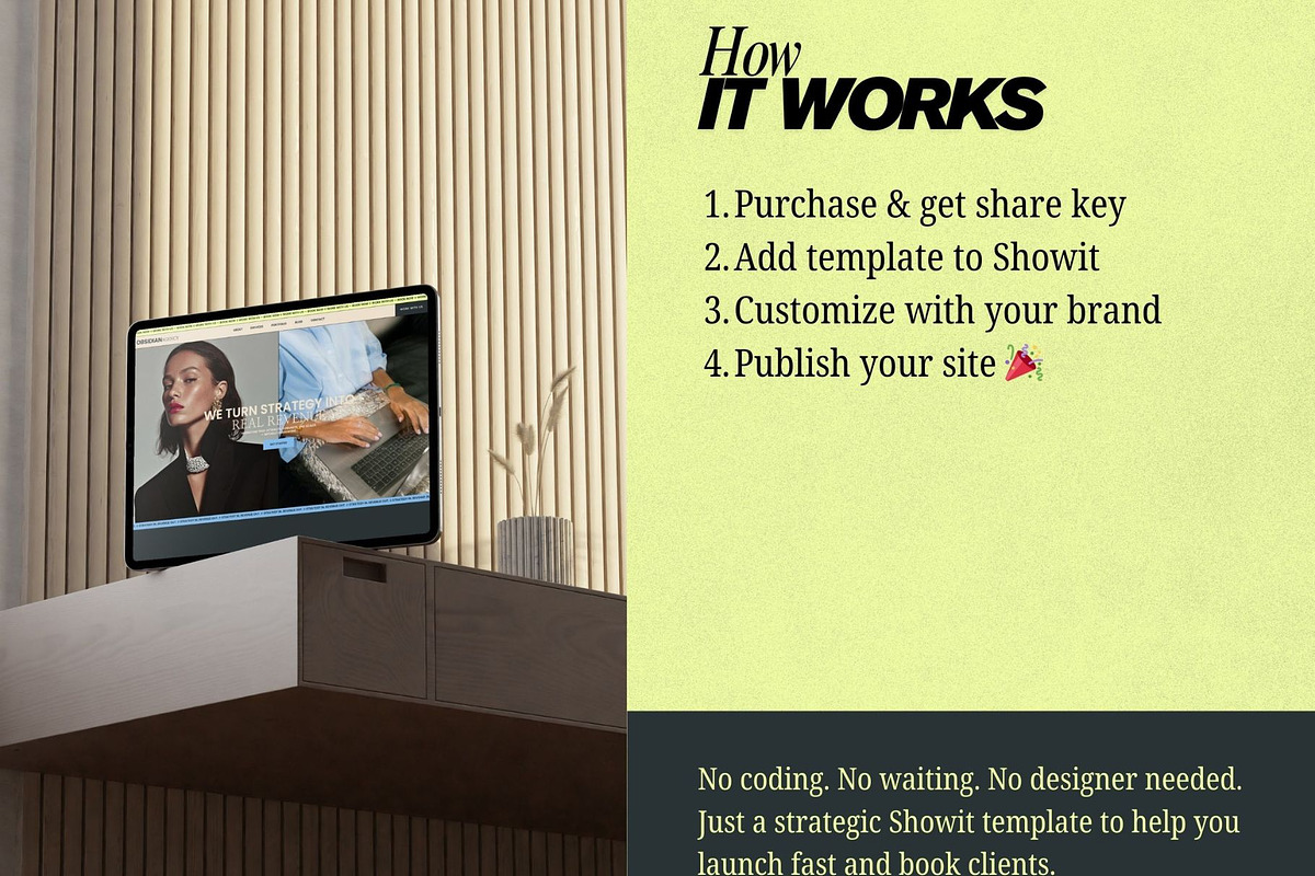 Showit Website Template for Agency, an App Template by Digital&Chic (Photo 6 of 8)