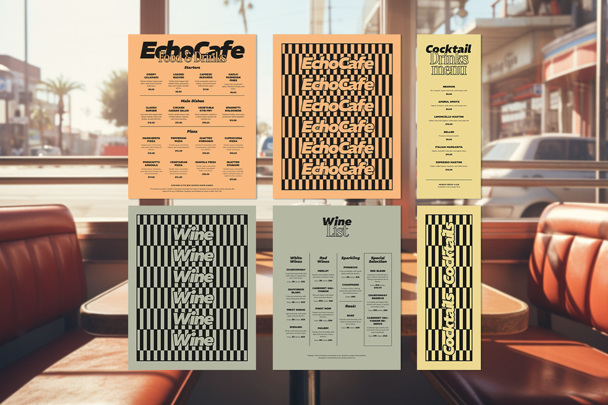 Restaurant Menu Template, a Print Template by BigWeek (Photo 4 of 5)