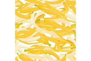 Yellow banana peel. Fruit skin
