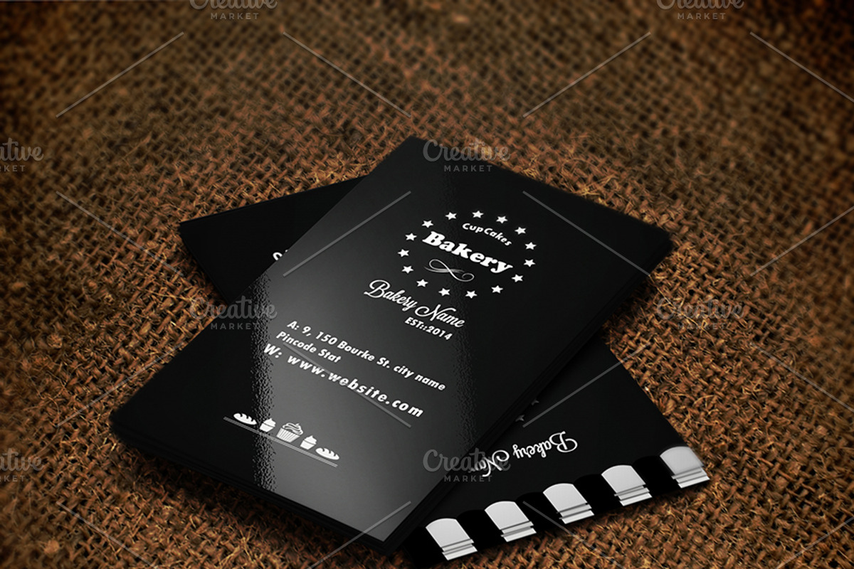 Creative Bakery Business Card, a Business Card Template by Awns Creators (Photo 2 of 4)