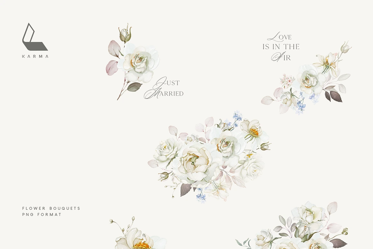 1K+ Belle Watercolor Floral Bundle, an Illustration by Karma (Photo 17 of 54)