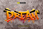 Graffiti Psd Text Effect Editable, a Layer Style Add-On by Modaldesain (Thumbnail 1 of 3)