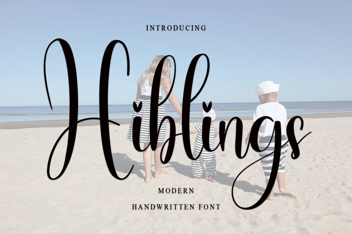 Hiblings, a Handwritten Font by InermediaSTUDIO (Photo 6 of 6)