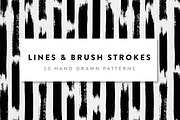 Lines and Brush Strokes, a Pattern Graphic by Type and Graphics Studio (Thumbnail 1 of 7)