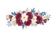 Elegant Watercolor Floral Border Set, an Object Graphic by Designs_River (Thumbnail 10 of 13)
