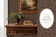 Oak & Acorn Autumn Patterns - Brown, a Pattern Graphic by Eclectic Anthology (Thumbnail 7 of 13)