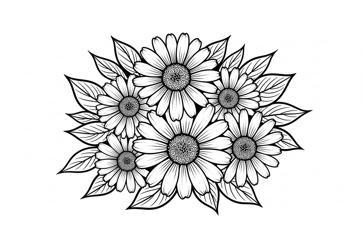 Coloring Pages for Adults, an Object Graphic by RVECT