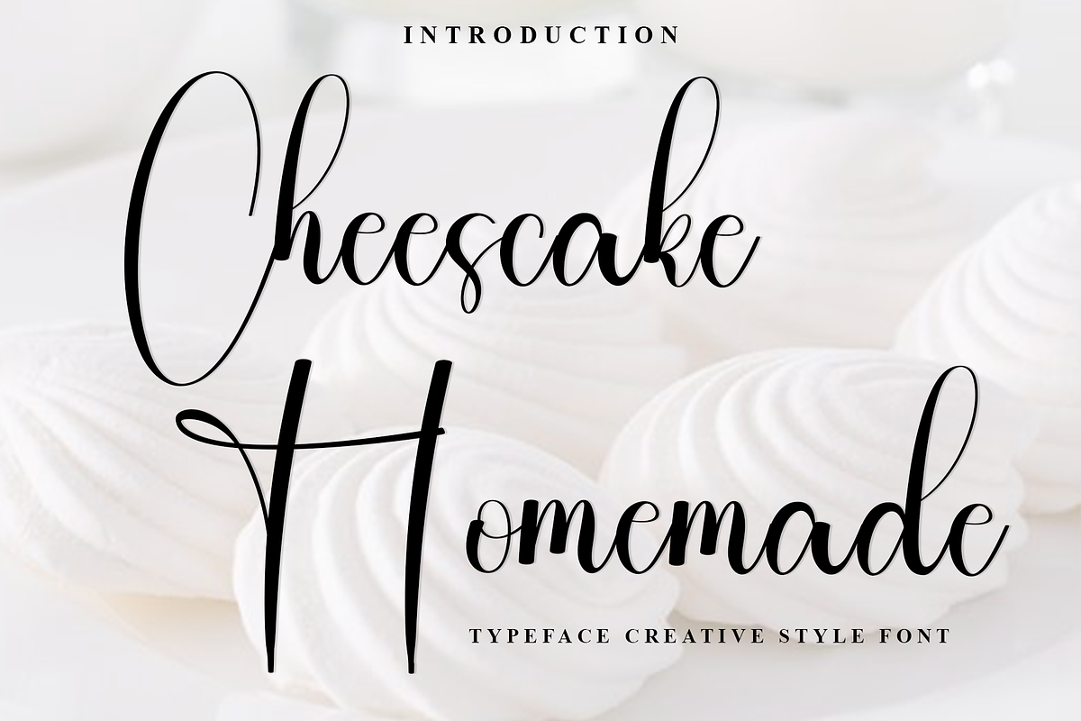 Cheescake Homemade, a Handwritten Font by InermediaSTUDIO (Photo 1 of 8)