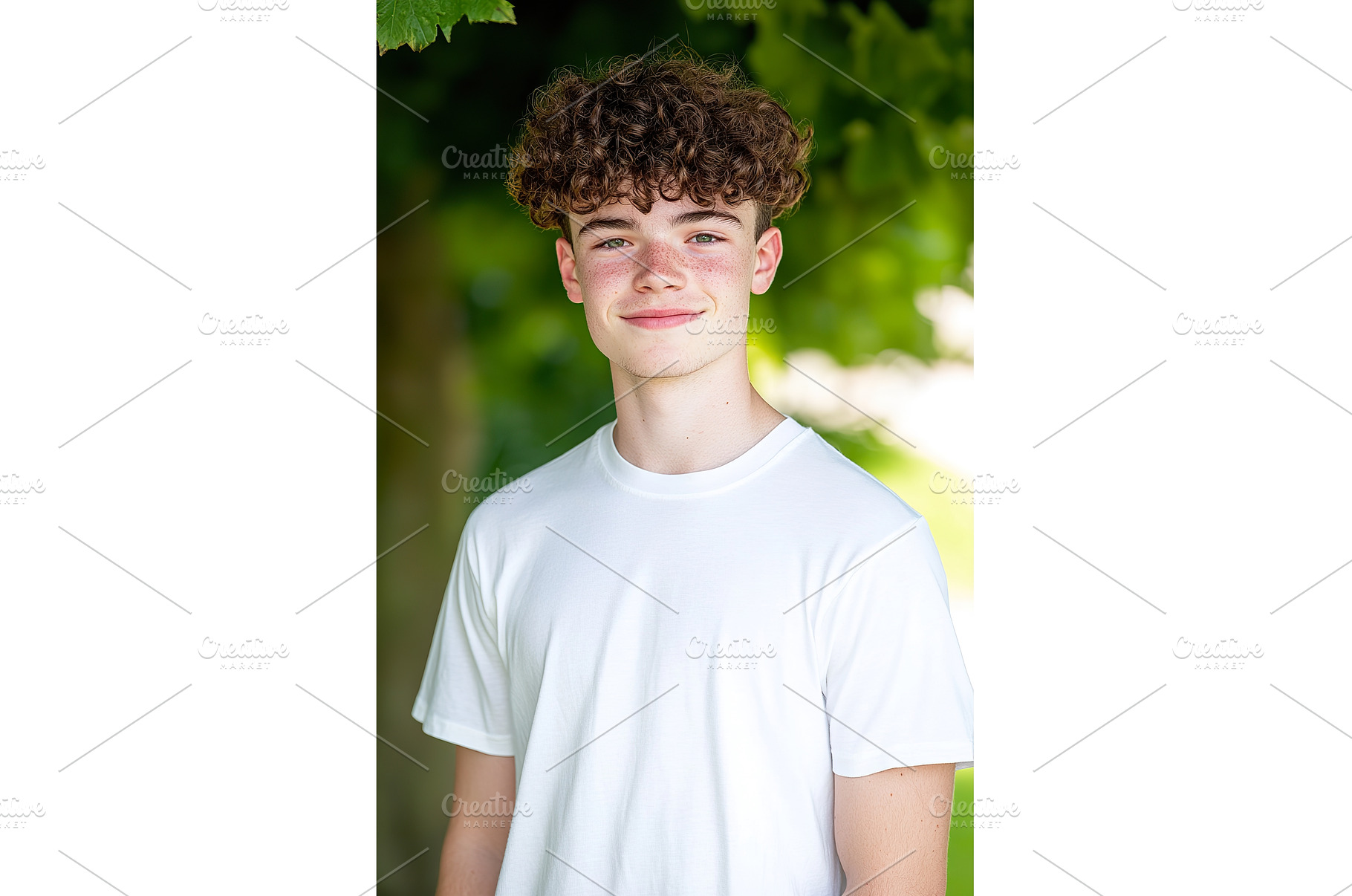 Portrait of a Freckled Teenage Boy, a Person Photo by Lermont51