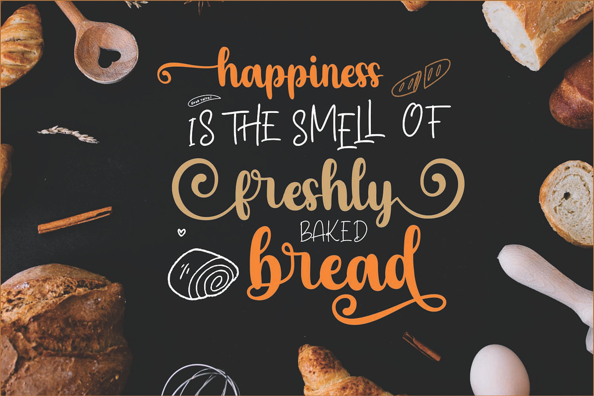 Butter Sandwich, a Script Font by Mozatype (Photo 10 of 23)