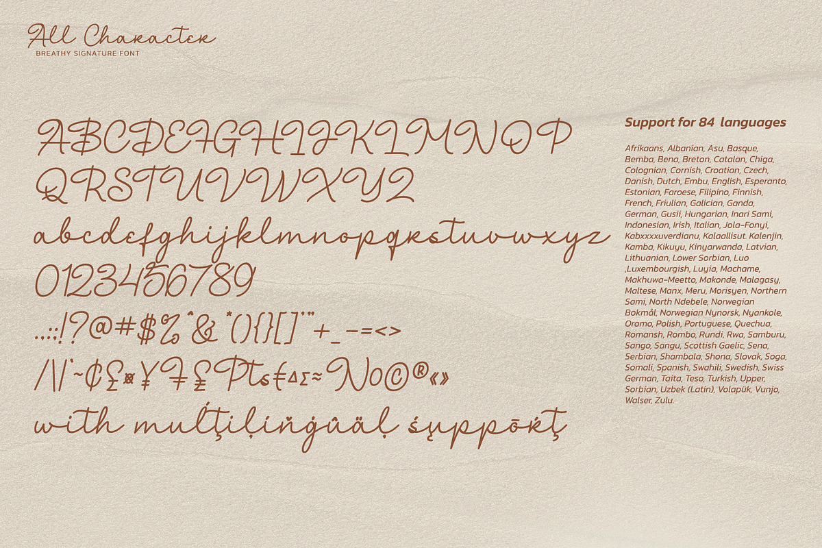 Breathy Signature, a Script Font by Nathatype (Photo 9 of 10)